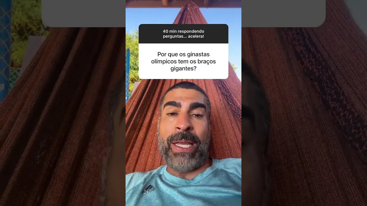 Porque ginastas tem braços gigantes!