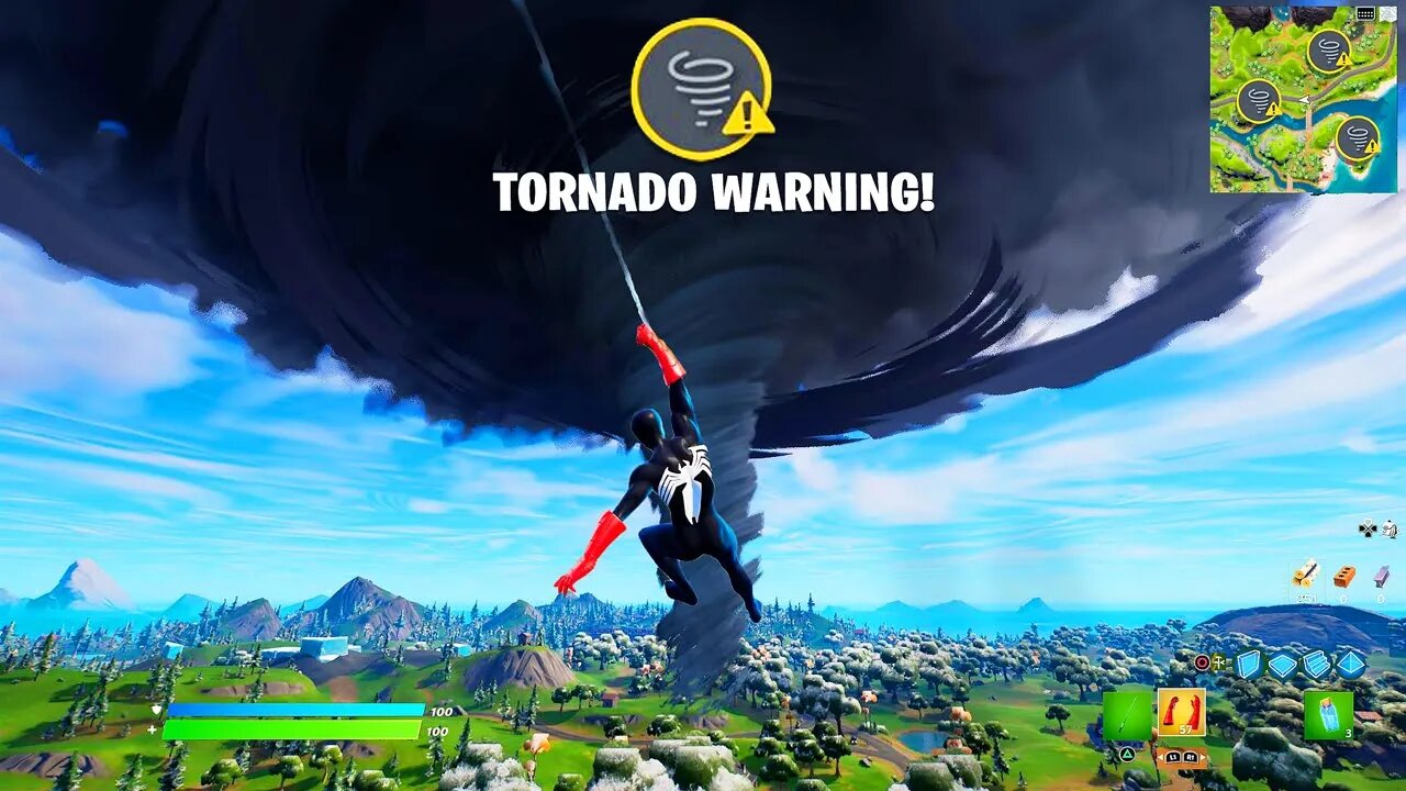 FORTNITE WINTERFEST UPDATE! (Tornadoes, Free Skins, Lightning Strikes)