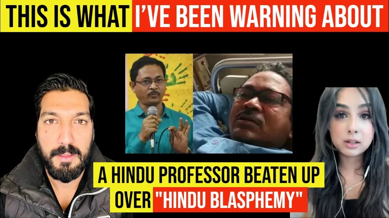 A "Lower Caste" Hindu Professor Beaten up For Hindu "Blasphemy"