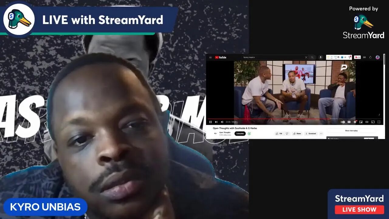 KYRO UNBIAS REACTION TO | OPEN THOUGHTS FUNNY MARCO G HERBO & SOUTHSIDE? 🧐
