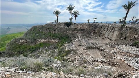 View from Megiddo to Nazareth