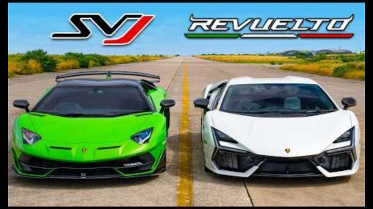 Lambo Revuelto v Aventador SVJ DRAG RACE