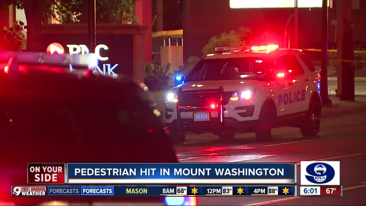 Pedestrian struck in Mt. Washington Friday night