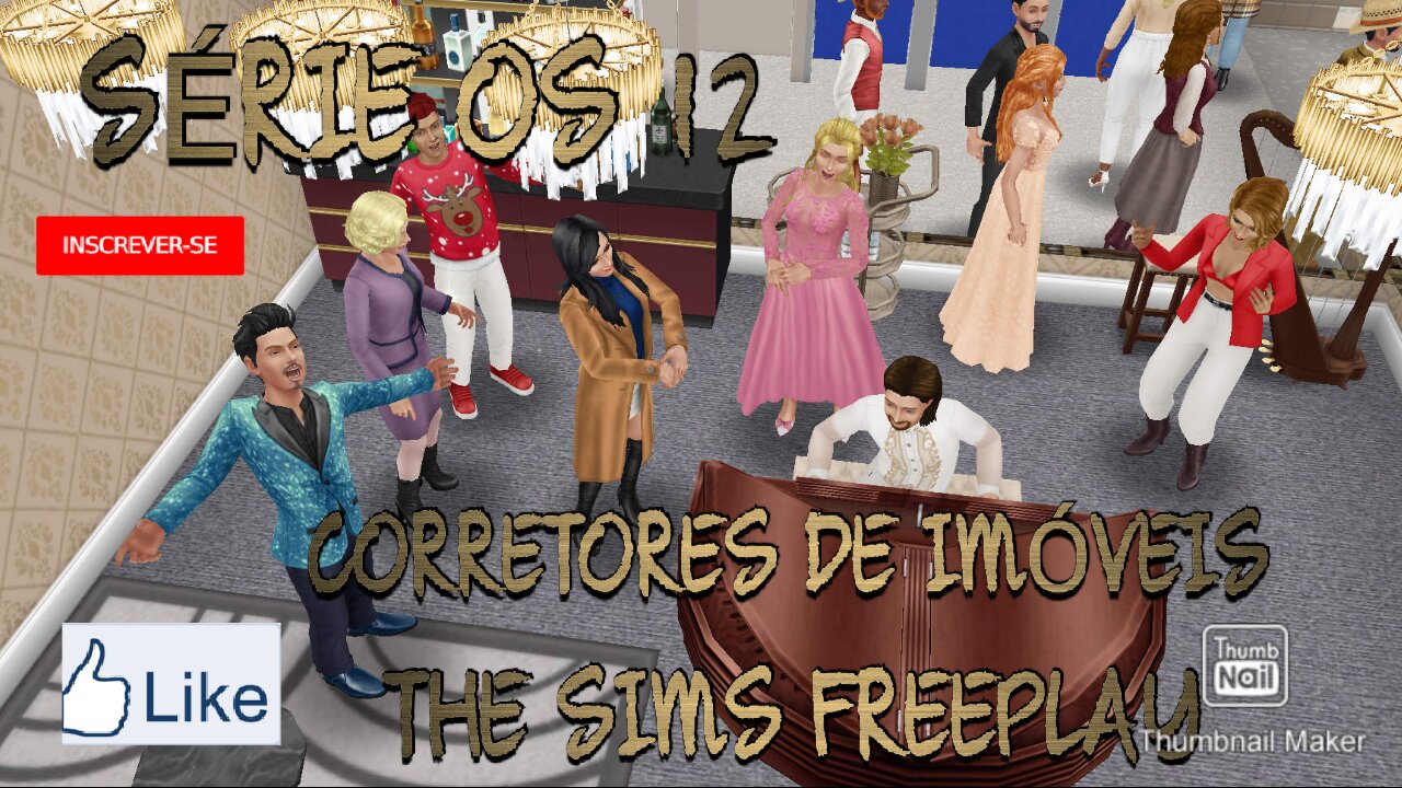 SÉRIE OS 12 CORRETORES DE IMÓVEIS THE SIMS FREEPLAY