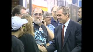 President Bush visits Harley plant (August 20th, 2011)