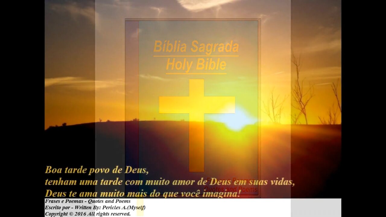 Boa tarde povo de Deus, tenham uma tarde com muito amor de Deus! [Mensagem] [Frases e Poemas]