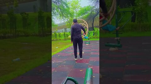 FREE GYM at China Park 🏞️ ll Near Signature Brigde 🌉 Delhi ll #shorts #fitness