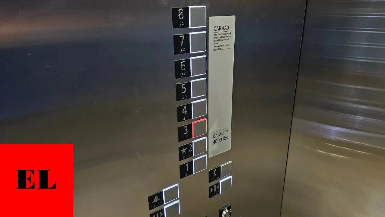 2017 Schindler 5500 MRL Traction Elevators - Wells Fargo / Brigham Parking Deck (Charlotte, NC)