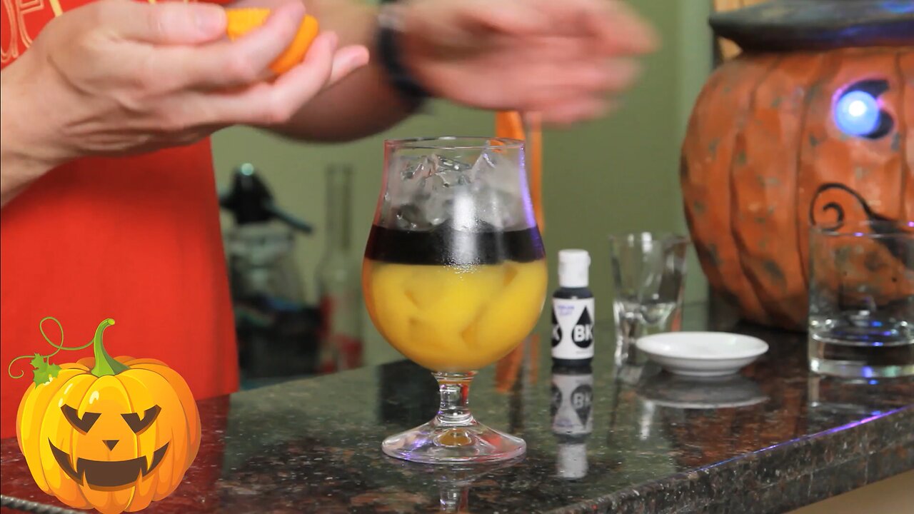 How To Make Halloween Black Magic Cocktail