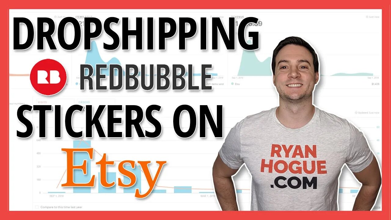 Print on Demand Success Story: +$1,426.39 Selling Redbubble Sticker on Etsy