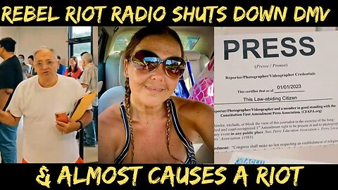 "Rebel Riot Grrl's Standoff at DMV: Chaos Erupts and Ends in Arrest"