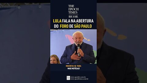 Lula diz que ser chamado de comunista é motivo de orgulho #shorts #forodesaopaulo #noticias