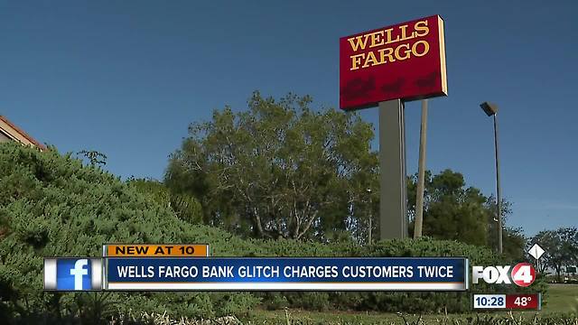 Wells Fargo Bank Glitch Charges Customers Twice