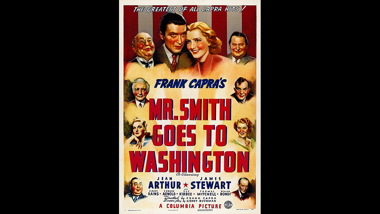 #1939 “MR. SMITH VA A WASHINGTON” con James STEWART e Jean ARTHUR = Regia di Frank CAPRA =#POLITICI CORROTTI E 🛑'GIORNALISTI SERVI' NON VINCERANNO MAI E SATANA IN PERSONA👿👿👿 LI RIPAGHERÀ CON LA SUA MONETA!!😇💖🙏