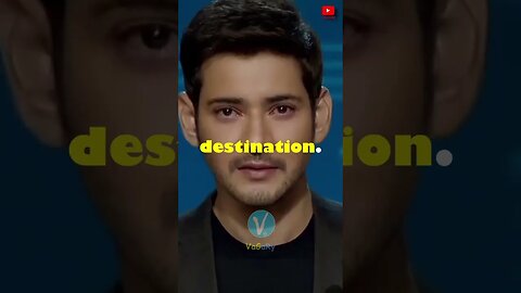 Success isn't a DESTINATION, Success is a JOURNEY Mahesh Babu's Motivation #shorts