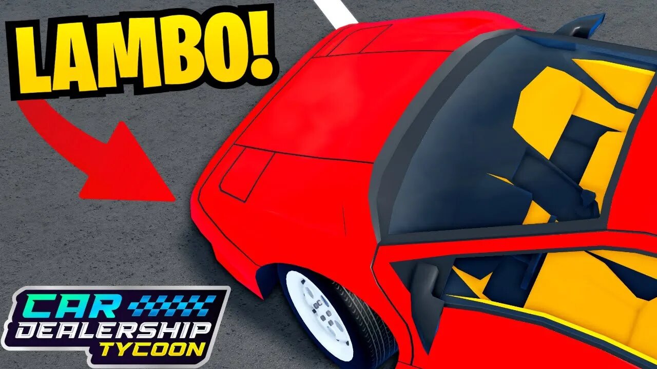 NEW Lamborghini COMING SOON to Car Dealership Tycoon!