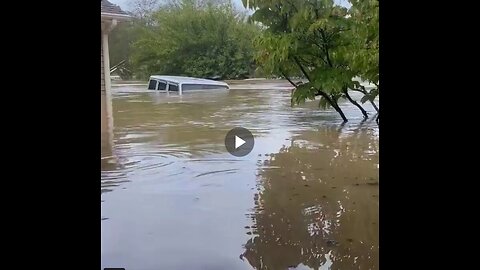 Intense flooding in Hendersonville, North Carolina