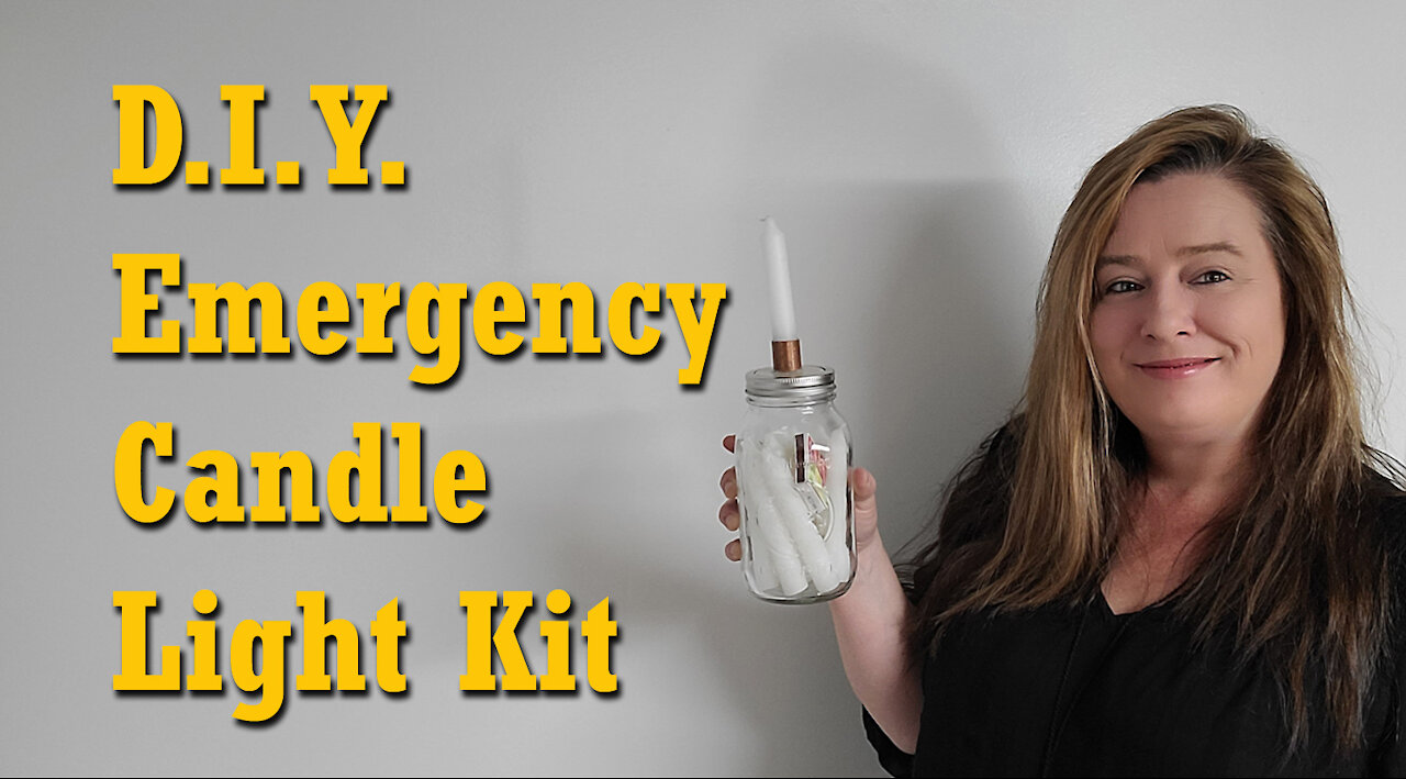 DIY Emergency Light Kit ~ Emergency Candles ~ Preparedness