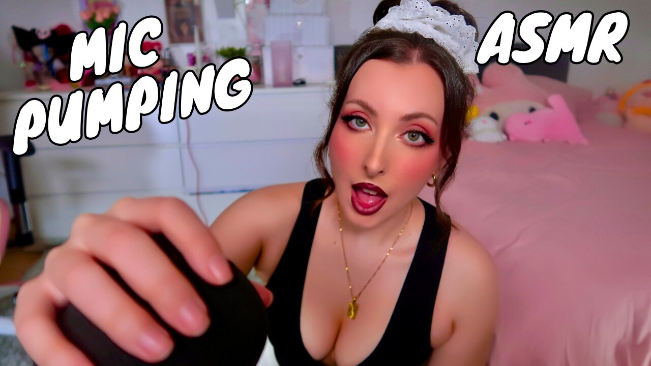 ASMR mic pumping, scratching, rubbing 💗 Extended video is on my Passes account!