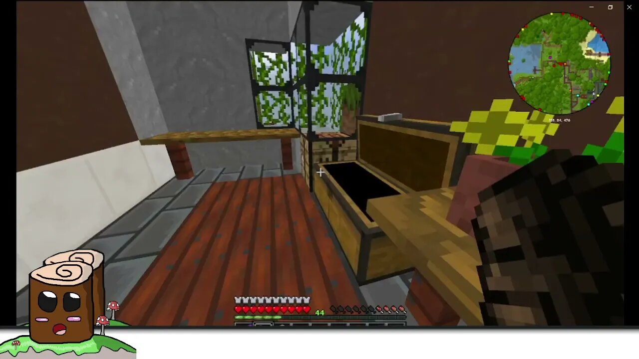 Everyone Keeps Rocks Wood and Blue Dye in There Bed Side Unit Right!? - #minecraftshorts #shorts