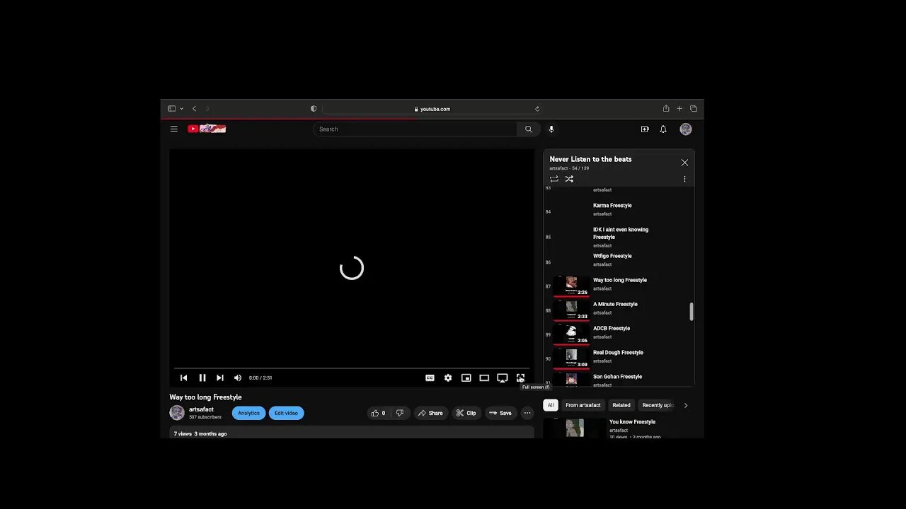 artsafact Live Stream