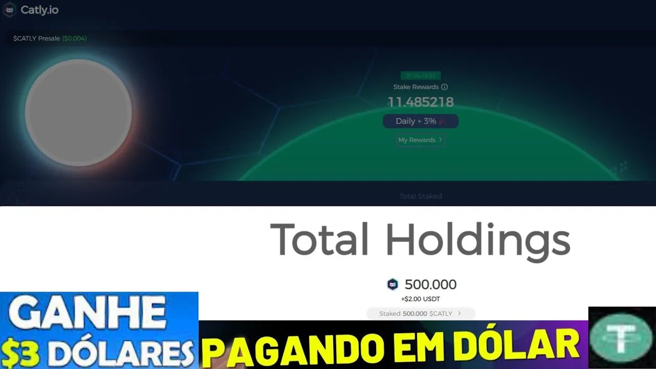 AIRDROP PAGANDO 500 TOKEN COM STAKE PROVA DE PAGAMENTO