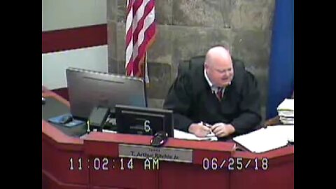 Vanburen vs Tyra matter before Family Court Judge Arthur Ritchie 06.25.18