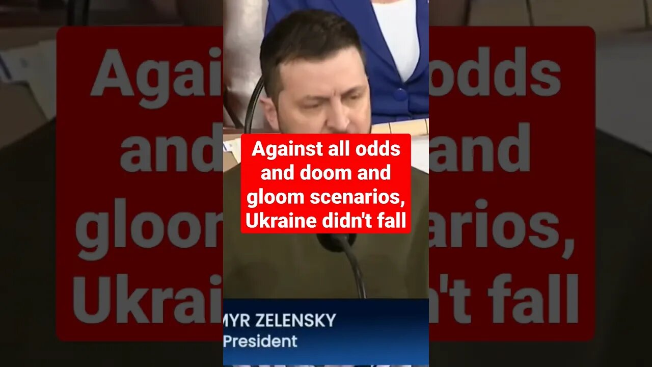 Zelensky claims victory over Russian with the help of U.S. and Europe. #joebiden #kamalaharris 🇺🇸
