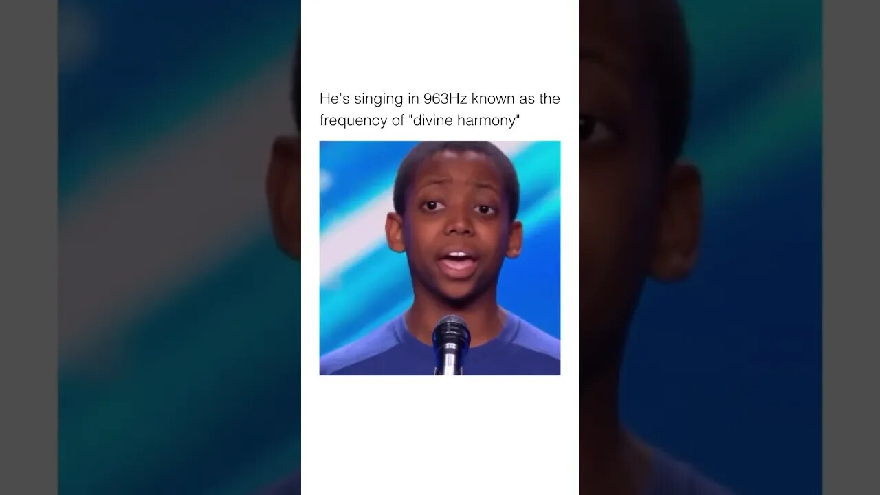 Kid Singing 963Hz known as Frequency Of Divine Harmony #963hz #viral #amazing #youtubeshorts #love