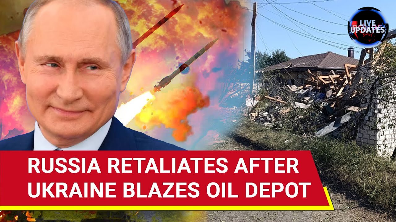 Putin’s Wrath Spooks Zelensky; Russian Shelling Kills 4 After Ukrainian Drones Blaze Oil Depot