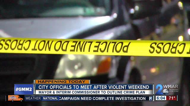 Baltimore officials set to meet after another deadly weekend in the city