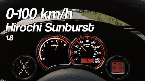 Hirochi Sunburst 1.8 Acceleration | BeamNG