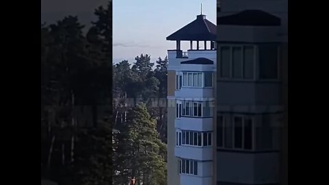Ukraine War - MI-24 firing near Bucha