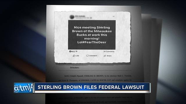 Milwaukee police chief, city, officers named in Sterling Brown lawsuit