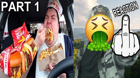 Intense IN-N-OUT Cravings (Emotional) MUKBANG (Nikocado Avocado) (PART 1) REACTION!!! (BBT)