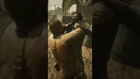 Briga! :( RDR2 - Fight! :(