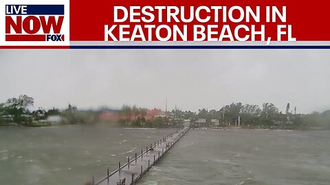 Complete Destruction: Keaton Beach, Florida homes gone after Hurricane Helene