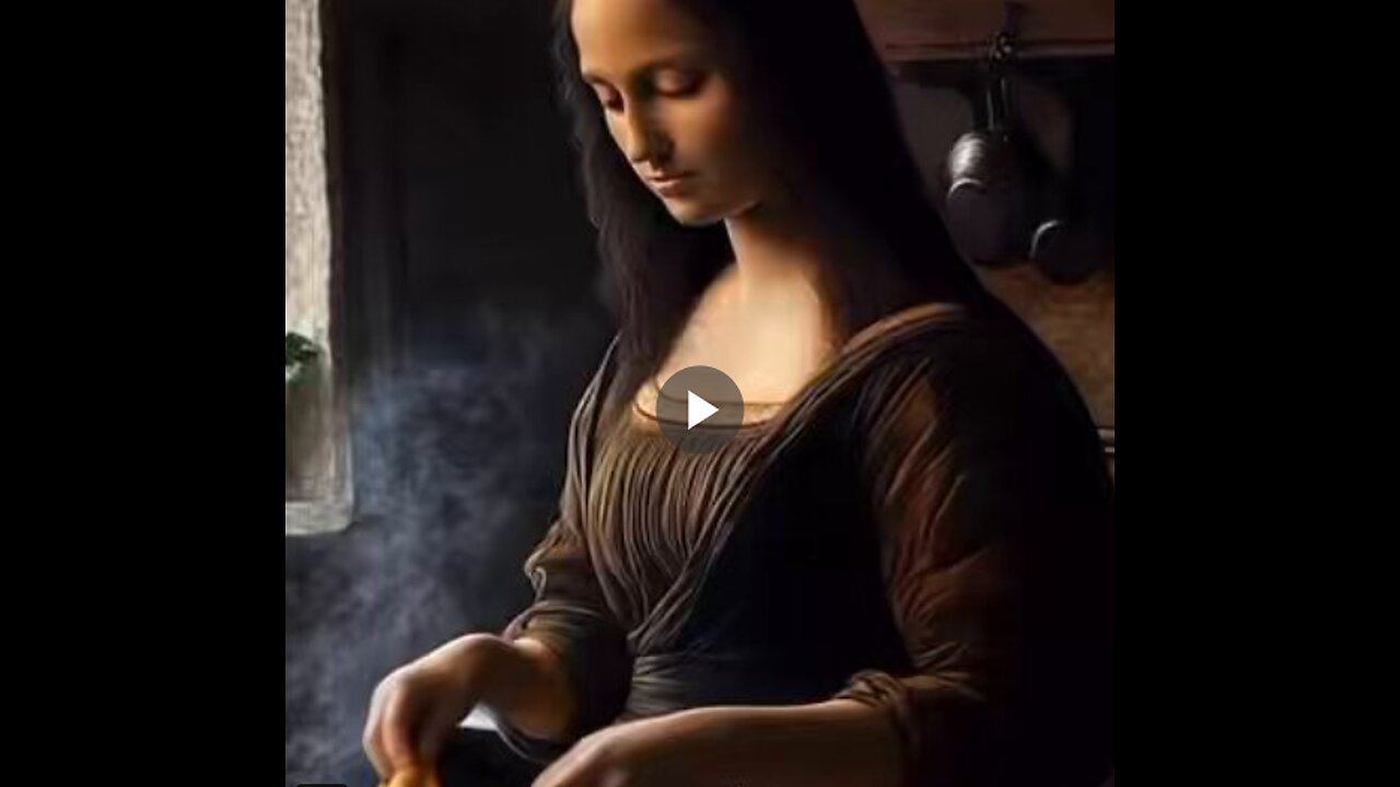 Mona Lisa with AI.