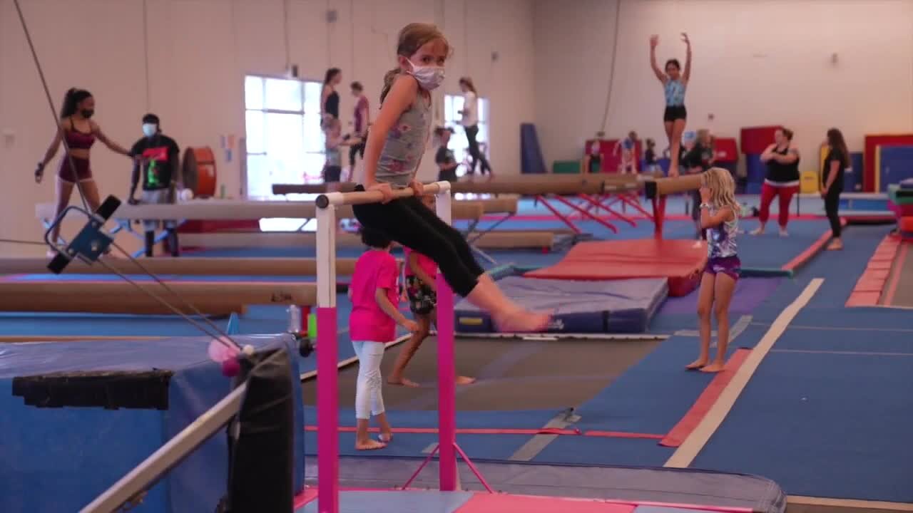 The gym's last day was Sunday. The Hamiltons hosted an open gym that evening for kids and parents