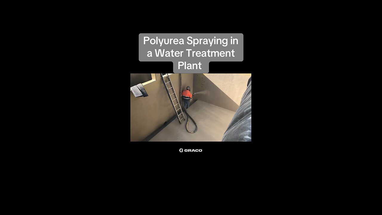 Polyurea Spraying in a Water Treatment Plant