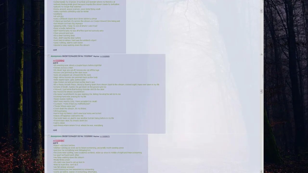 Monsters Stalking Innawoods 4Chan Scary Stories /X/ 14