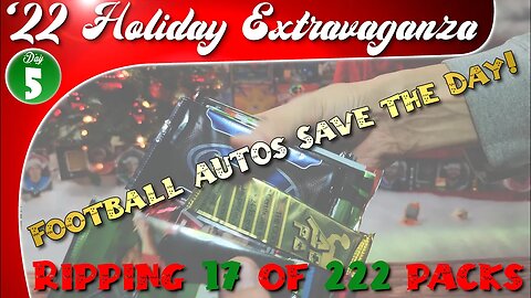 DAY 5 | Holiday Extravaganza - 17 Random Trading Card Packs - Football, Basketball, Baseball & More!