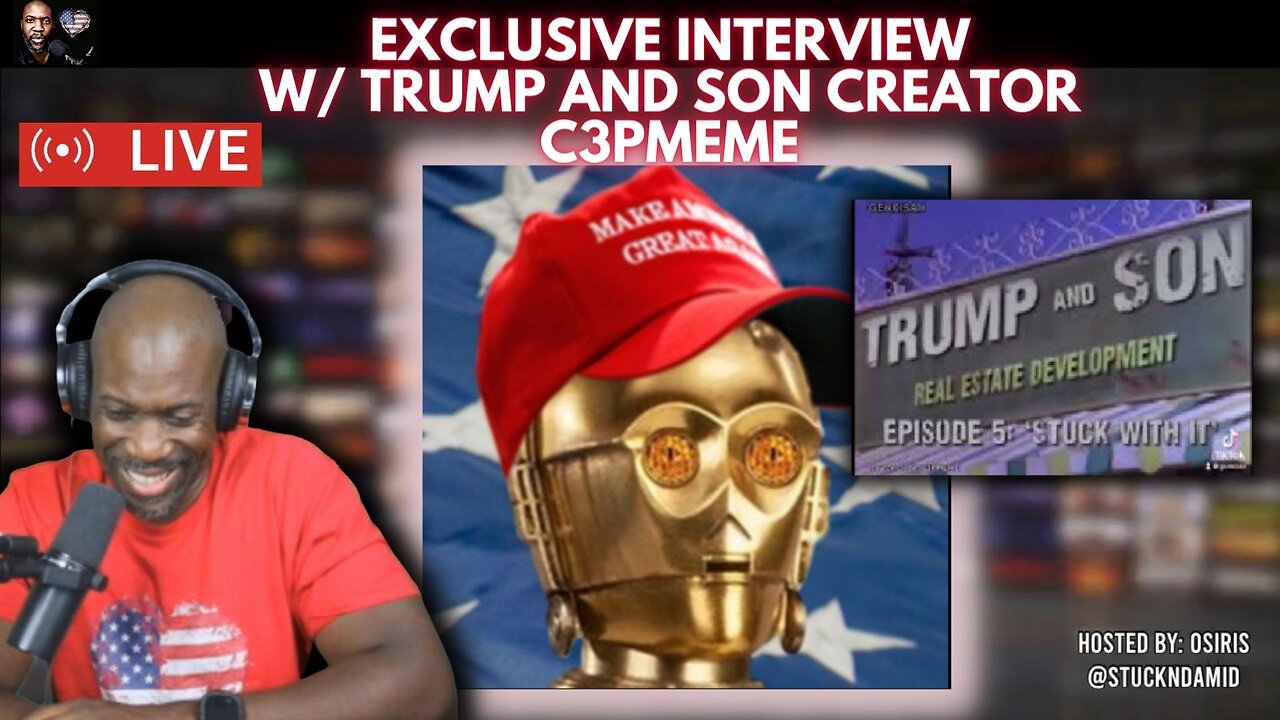 'Trump and Son' Creator LIVE! @C3PMeme #trumpmeme #memes #memesdaily #memer #memesvideo #memevideos