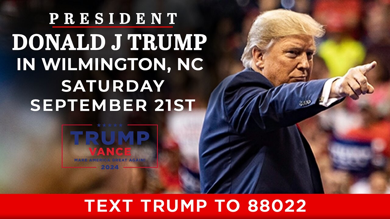 LIVE: President Trump in Wilmington, NC