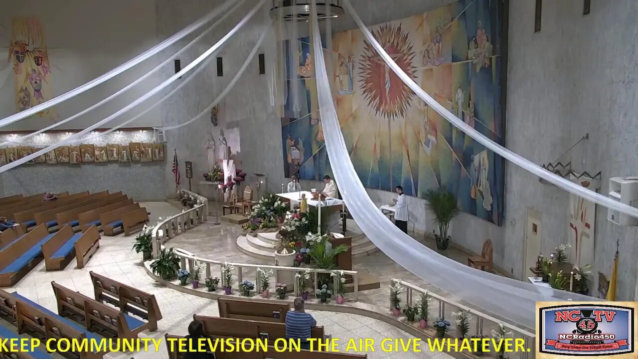 NCTV45 CATHOLIC MASS HOLY SPIRIT PARISH (ST VITUS) 9:00 PM THURSDAY APRIL 13 2023