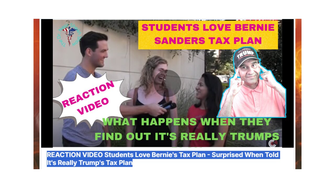 WOKE SJW Students Love Bernie's Tax Plan - Except It's Really Trump's Tax Plan