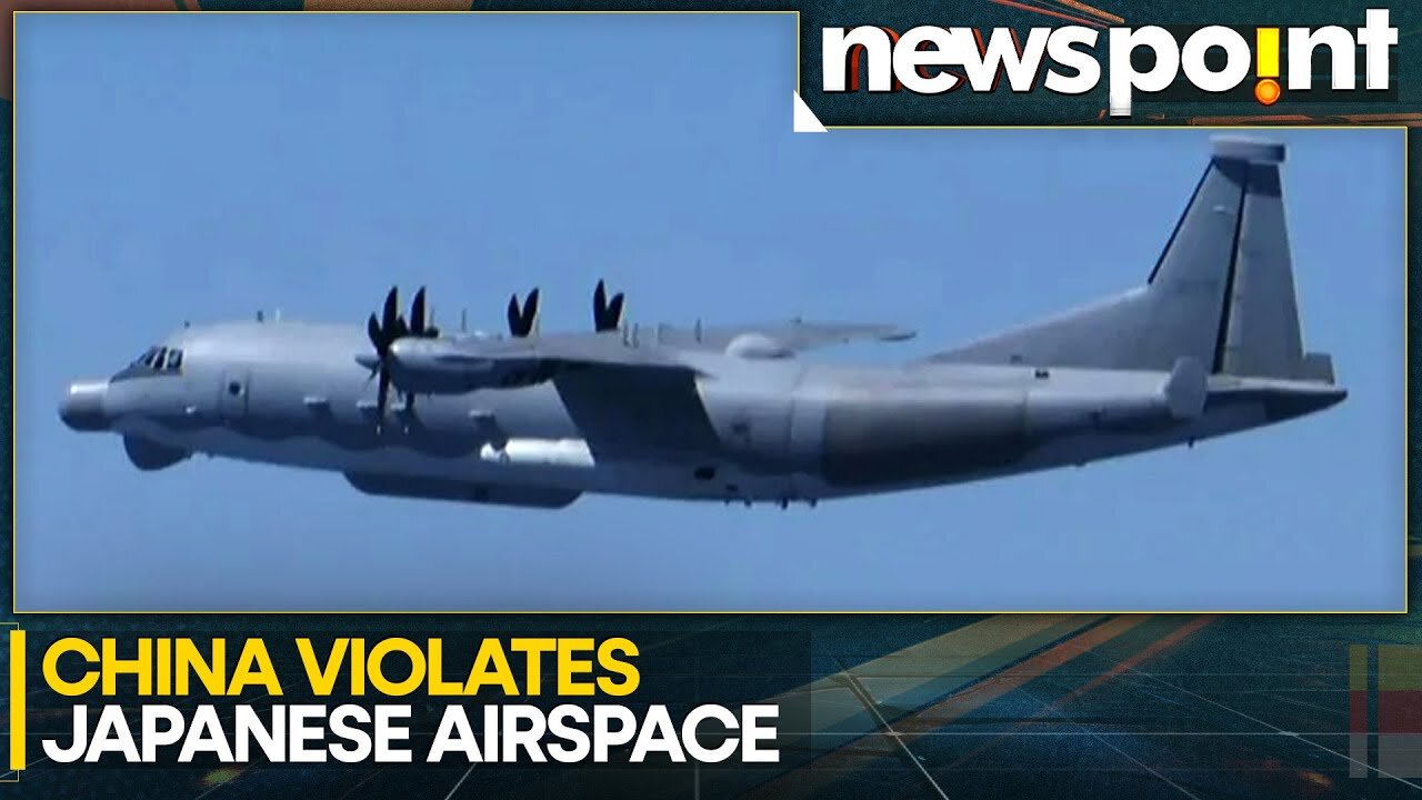 Chinese military plane violates Japanese airspace | WION Newspoint