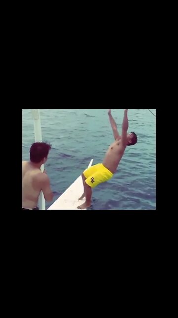 Backflip Into Water Fail! #Megafails #Shorts