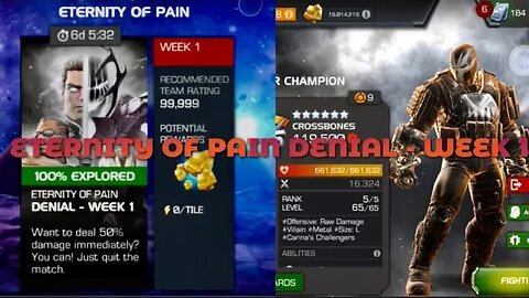 ETERNITY OF PAIN -DENIAL -WEEK 1 MOD