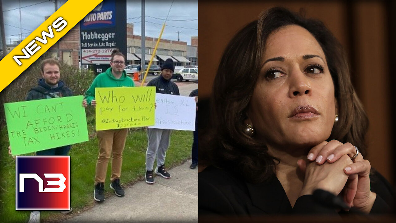 HAHA! Kamala Harris Arrives in Milwaukee, LOOK Who Shows Up To Greet Her!